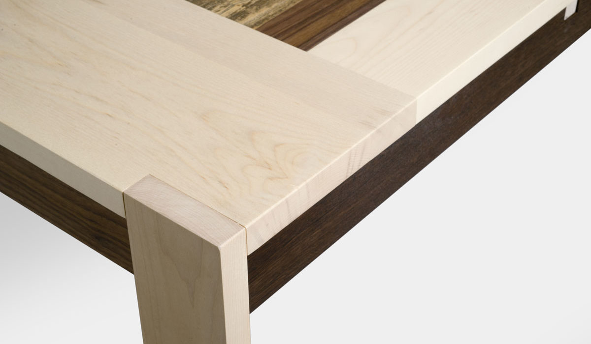 tavolo allungabile in legno acero rovere