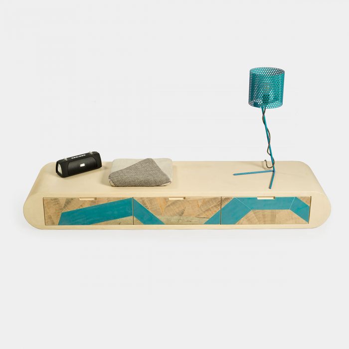 mobili tv bassi moderni color sabbia