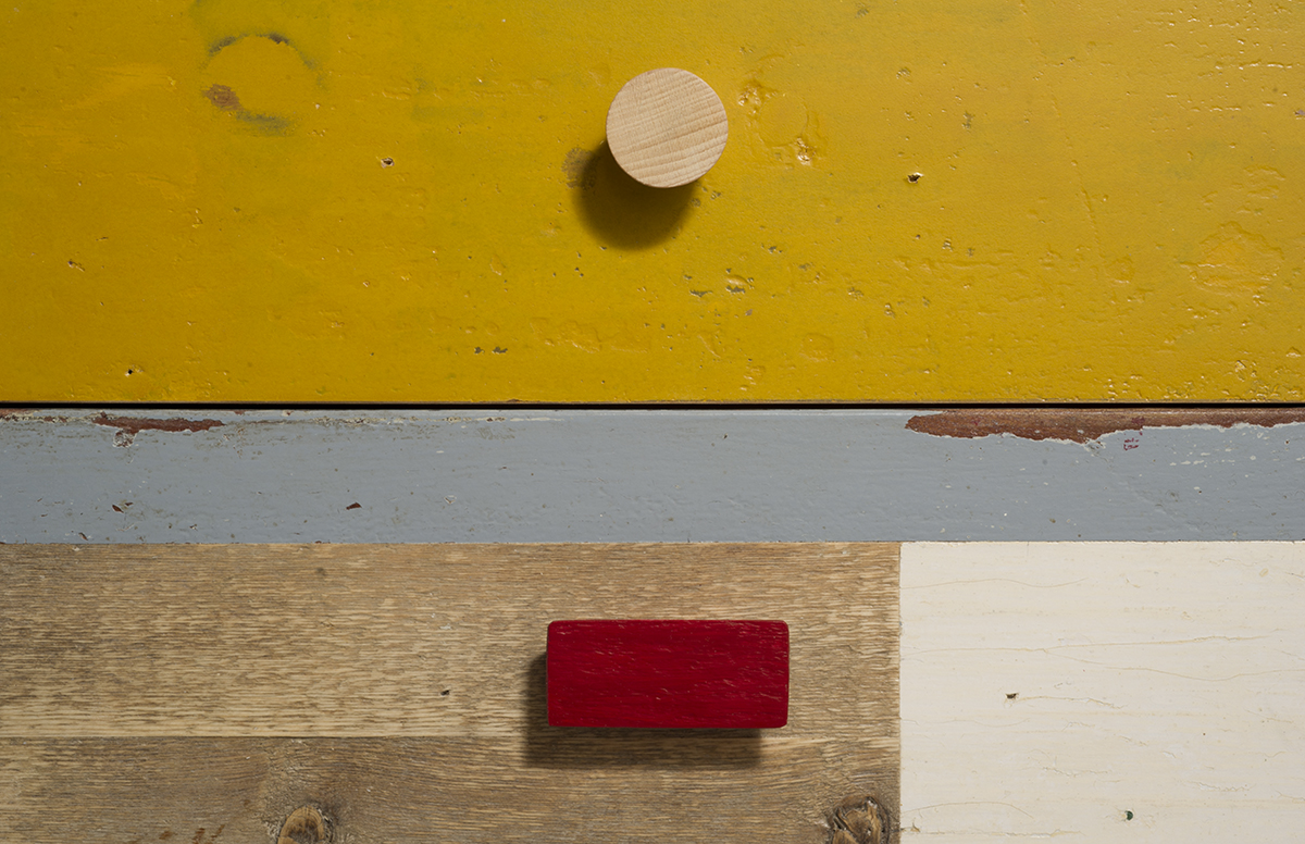 dispensa-cassetti cassetti colorati in legno per madia rustica moderna