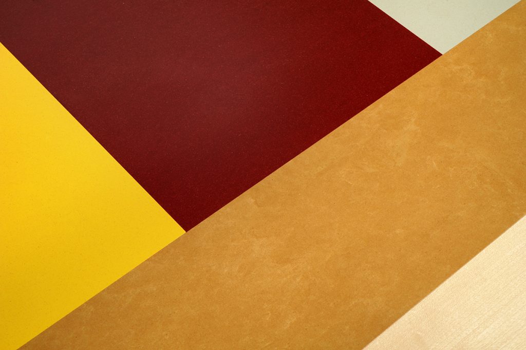 credenza moderna colorata dettaglio sportelli